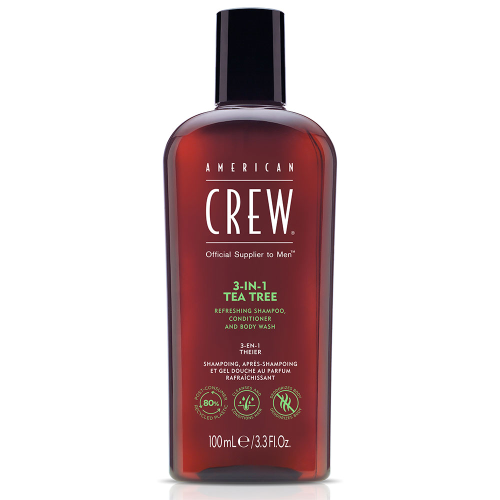 American Crew Champú 3 en 1 Árbol de té 100 ml