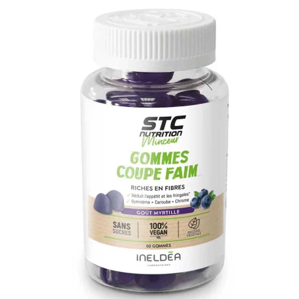 Stc Nutrition Supresor del apetito rico en fibra 60 gomas
