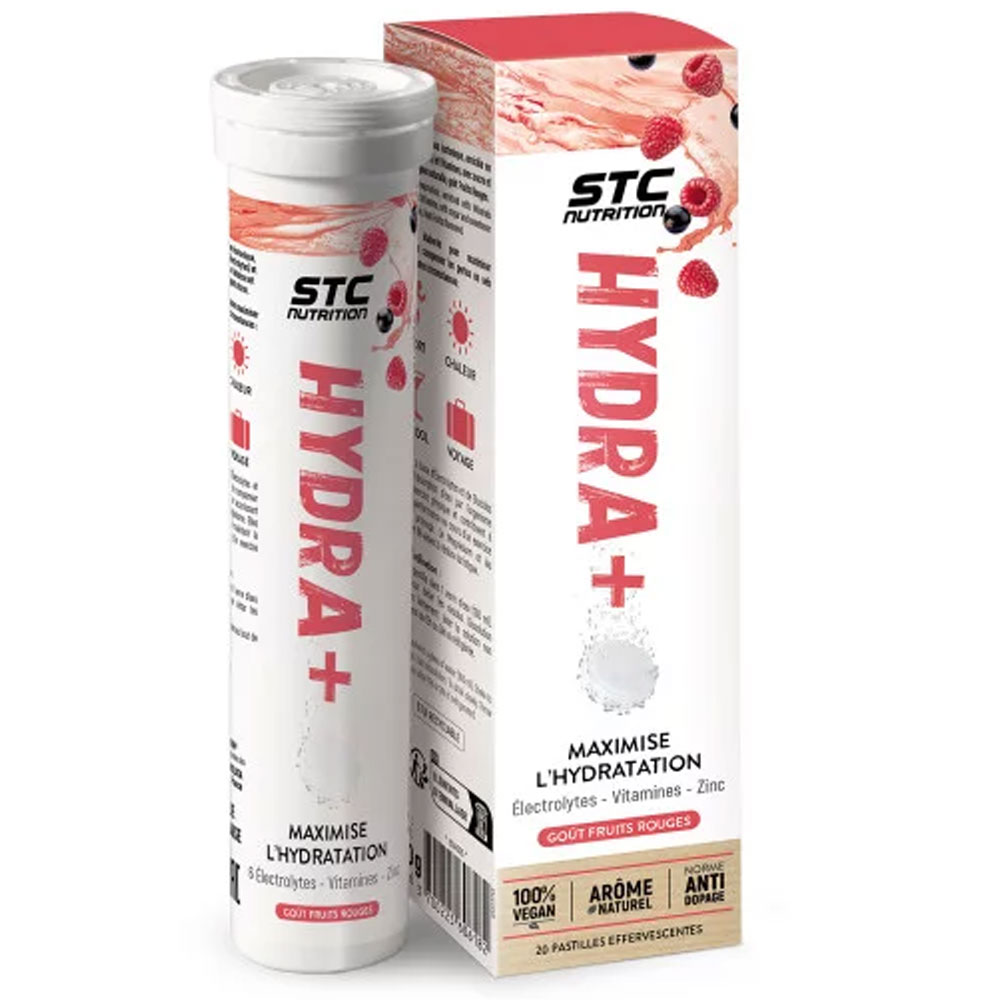 Stc Nutrition Hydra+ frambuesas y frutos rojos 20 comprimidos efervescentes