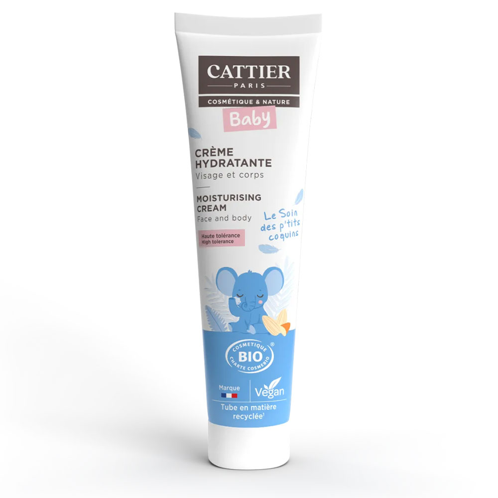 Cattier Bebé Crema hidratante bio rostro y cuerpo 75ml