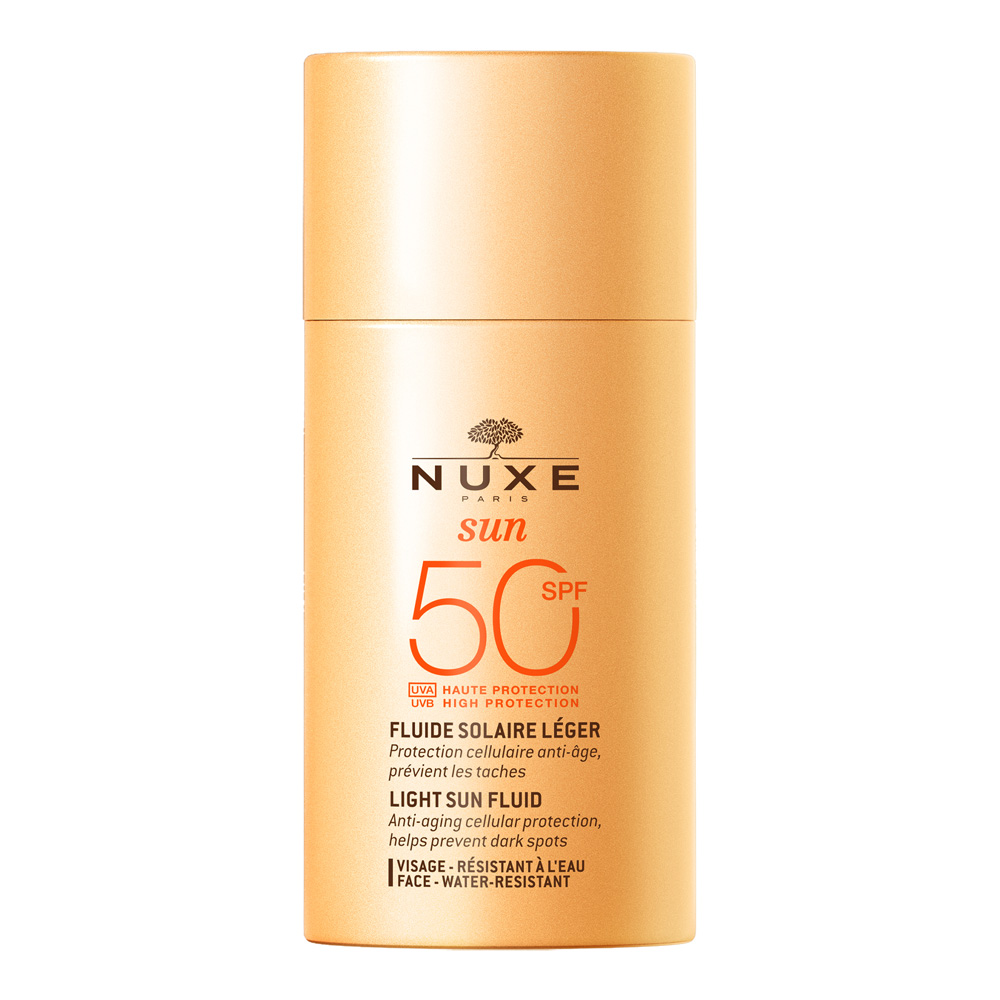 Nuxe Sun Fluido ligero alta protección SPF50 pieles normales a mixtas 50ml
