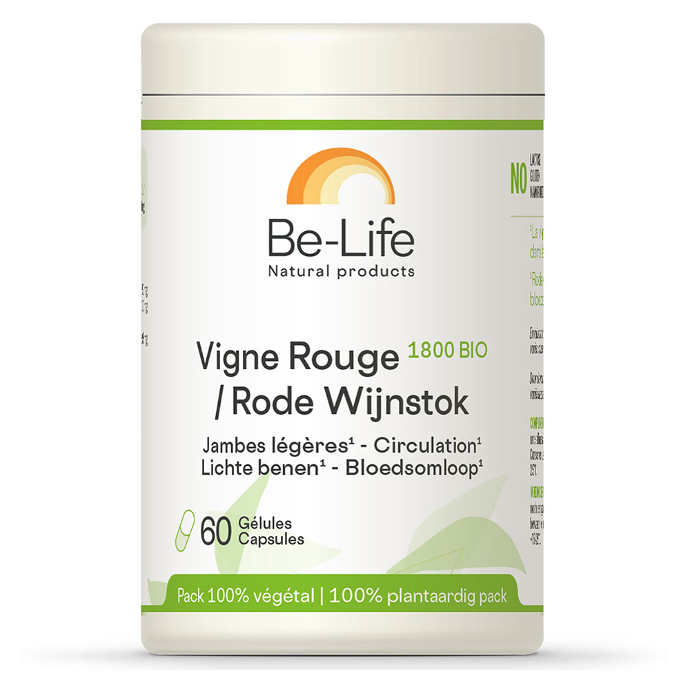 Be-Life Vid Roja 1800 Bio 60 cápsulas