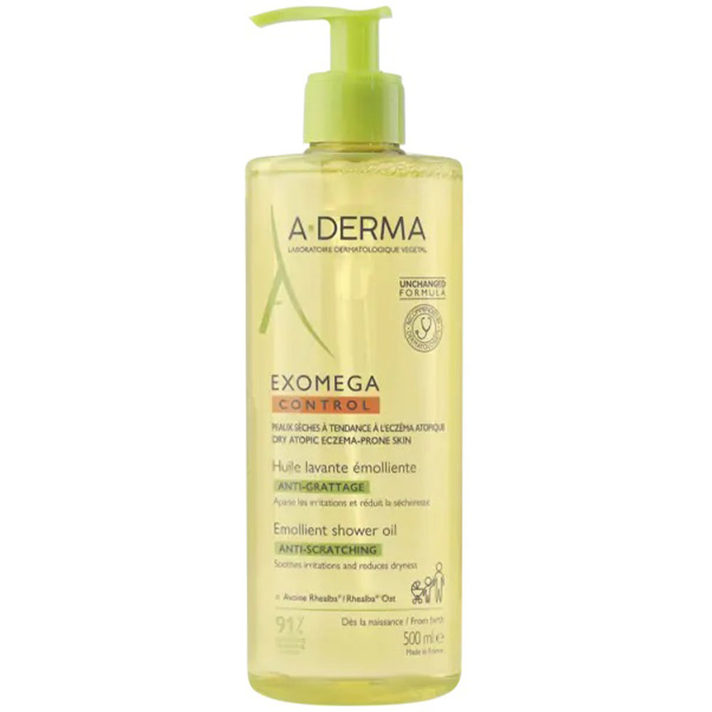 A-Derma Exomega Control Aceite limpiador emoliente calmante 500ml
