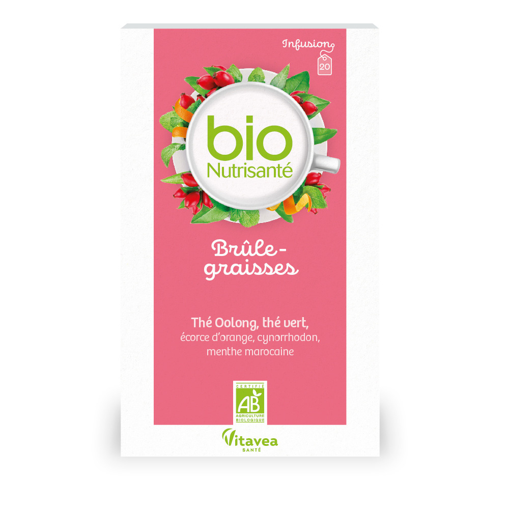 Vitavea Santé BioNutrisanté Bio infusión bienestar quemagrasa 20 bolsitas