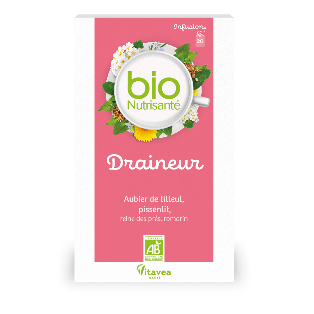 Vitavea Santé BioNutrisanté Bio infusión bienestar drenante 20 bolsitas