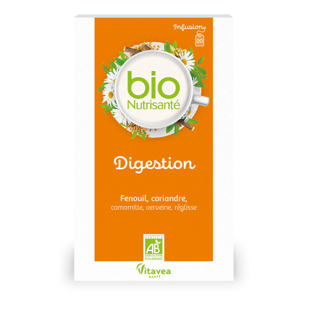 Vitavea Santé BioNutrisanté Bio infusión bienestar digestión 20 bolsitas