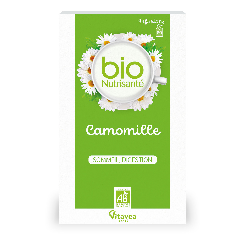 Vitavea Santé BioNutrisanté Bio Infusion Bienestar Camomila 20 sachets