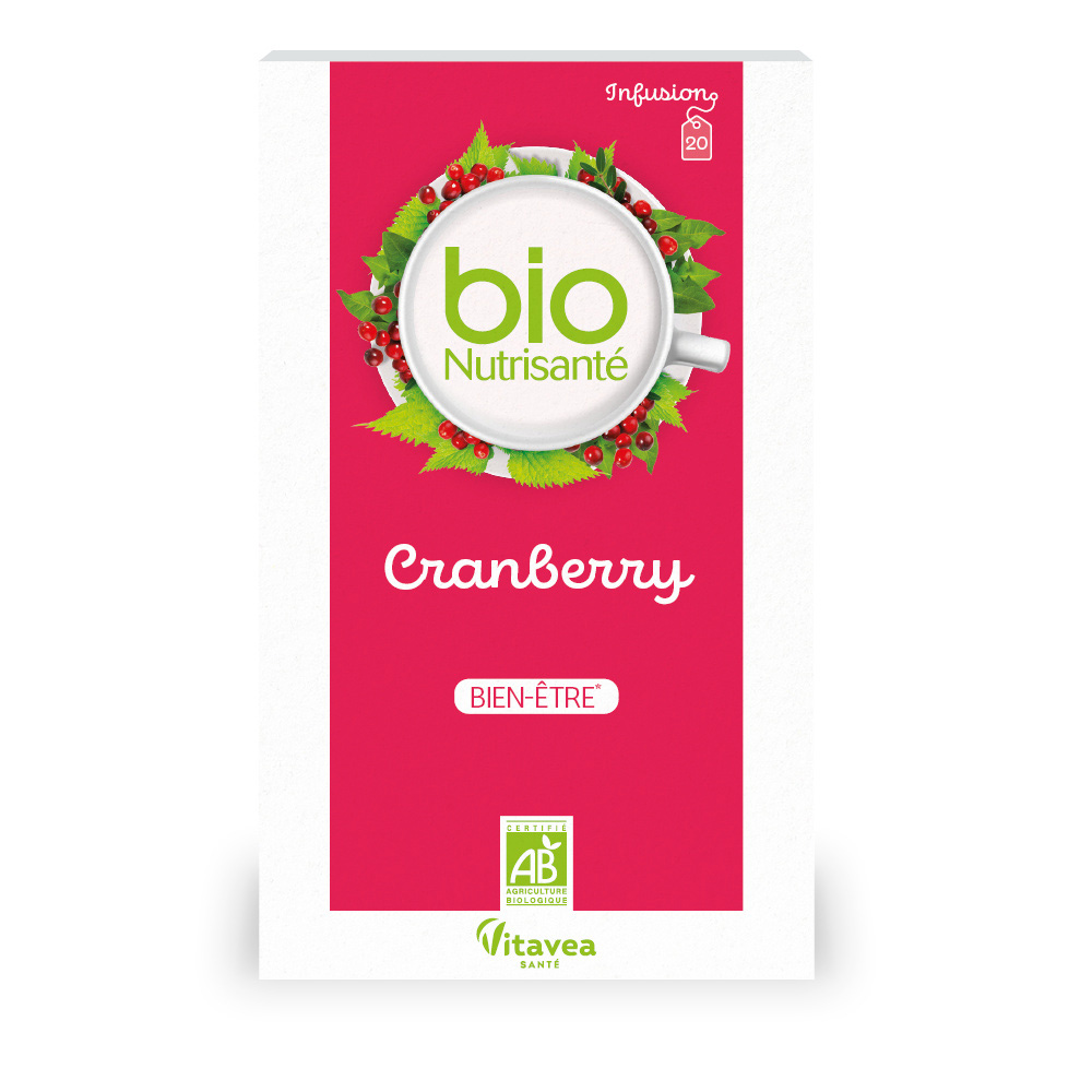 Vitavea Santé BioNutrisanté Infusión bio arándano rojo 20 sobres