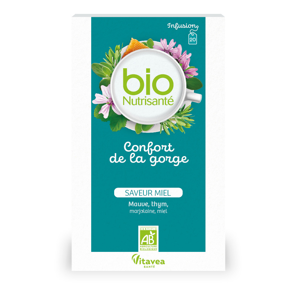 Vitavea Santé BioNutrisanté Infusión Bio Confort Garganta 20 Bolsitas