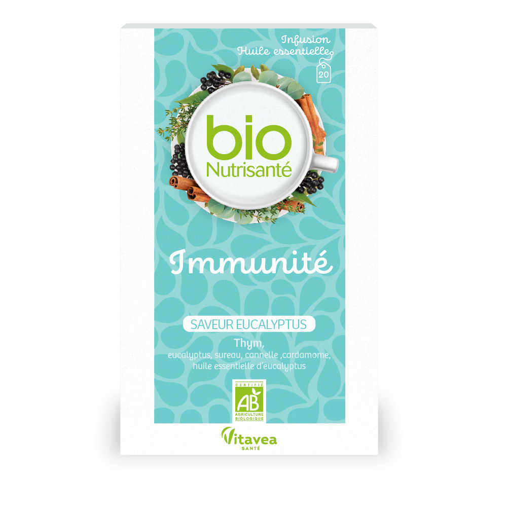 Vitavea Santé BioNutrisanté Infusión Immuité Con Aceite Essentiel 20 sobres