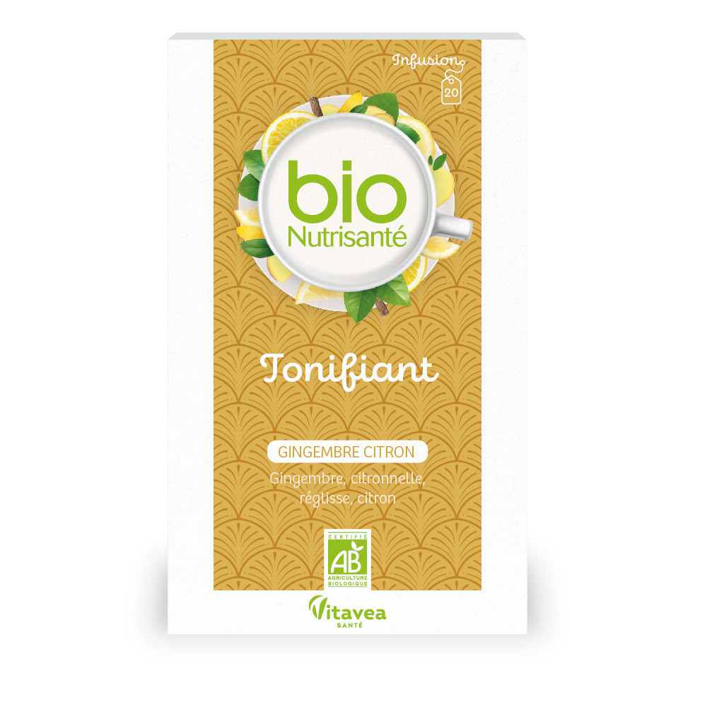 Vitavea Santé BioNutrisanté Infusión Jengibre Limón 20 sobres