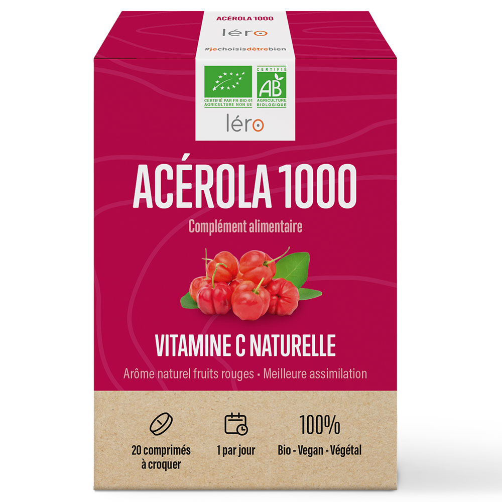 Lero Acérola 1000 20 comprimidos masticables