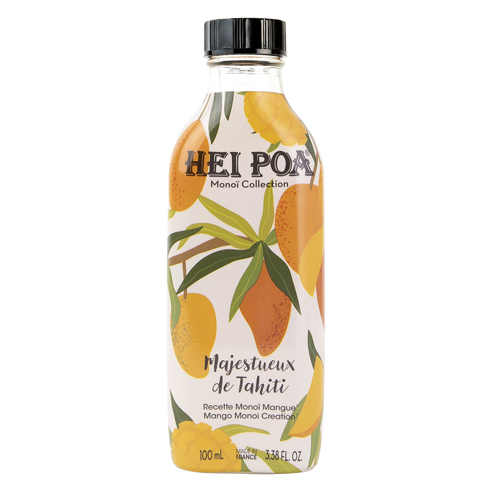 Hei Poa Monoï Collection Majestuoso Tahití Receta de Mango Monoi 100 ml
