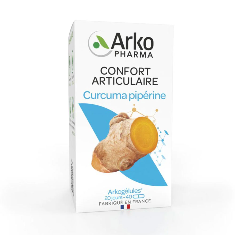 Arkopharma Arkocápsulas Confort articular con cúrcuma y pimienta negra 130 cápsulas