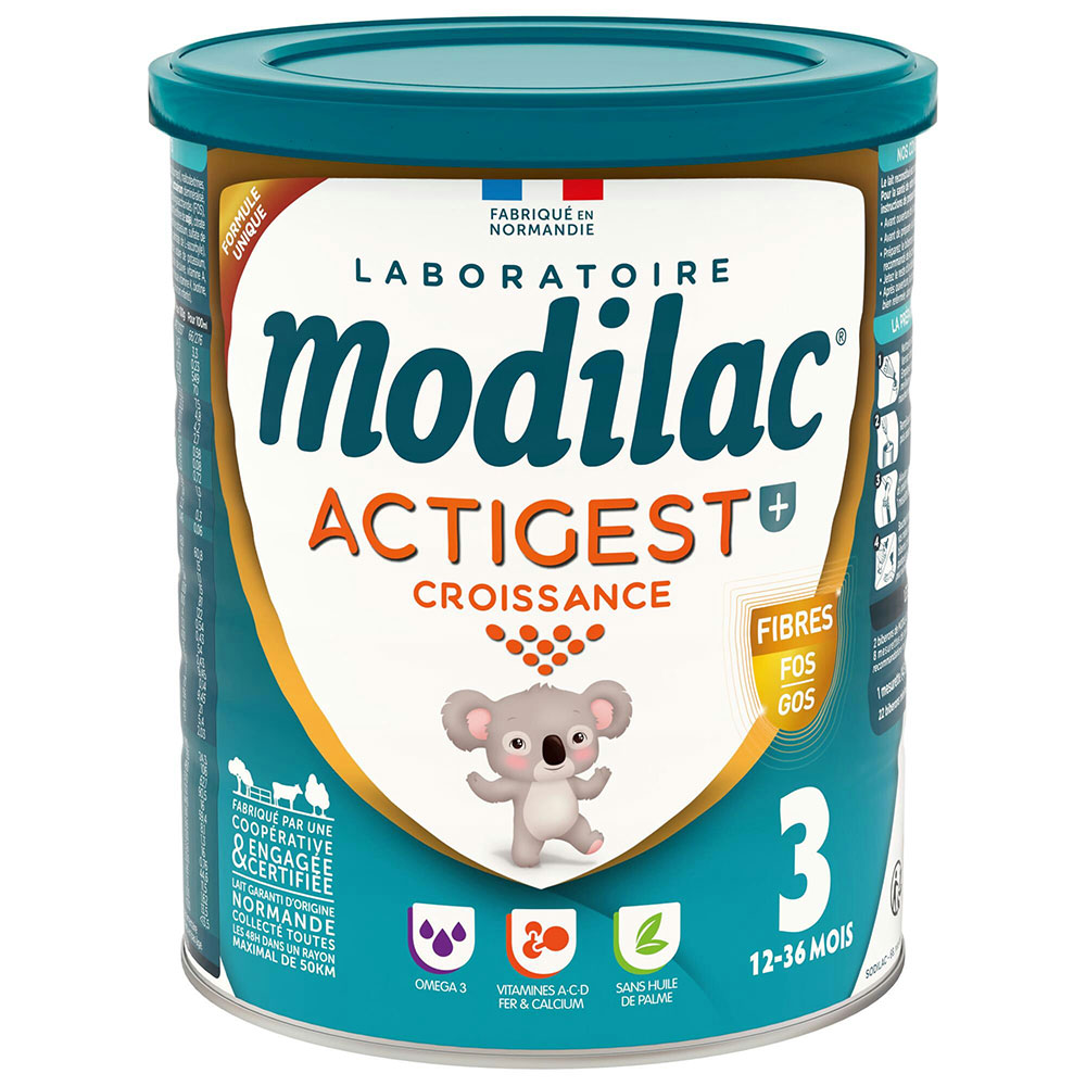 Modilac Actigest Lait En Poudre 3 12 à 36 Mois 800g
