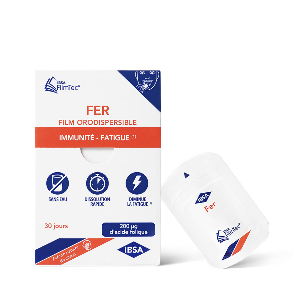 IBSA FilmTec Hierro 14 mg 30 láminas bucodispersables