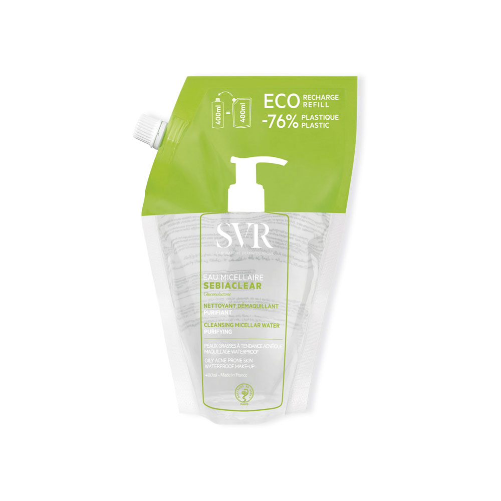 Svr Sebiaclear Agua micelar Recarga Ecológica 400ml