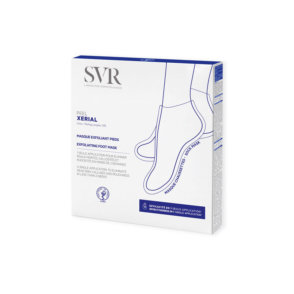 Svr Xerial Mascarilla Exfoliante Pies 1 Par