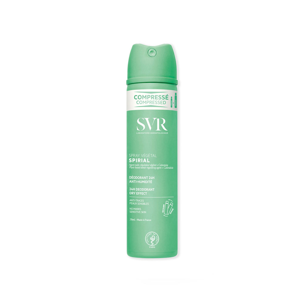 Svr Spirial Spray Vegetal Desodorante Antitranspirante 48h 75ml