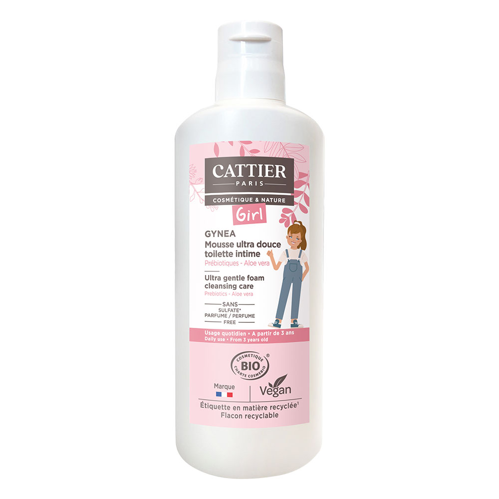 Cattier Gynea Girl Espuma Inodoro Ultra Doux A partir de 3 años 150 ml