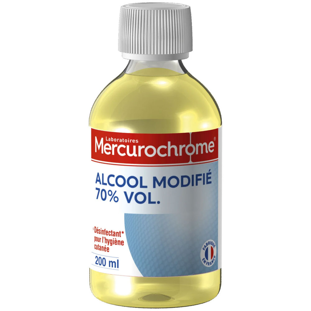 Mercurochrome Alcohol 70% vol modificado 200ml