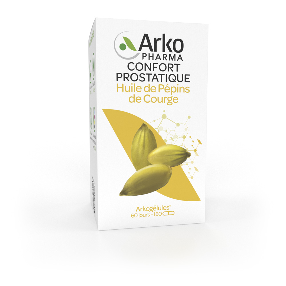 Arkopharma Arkocápsulas Confort próstata aceite de semilla de calabaza 180 cápsulas