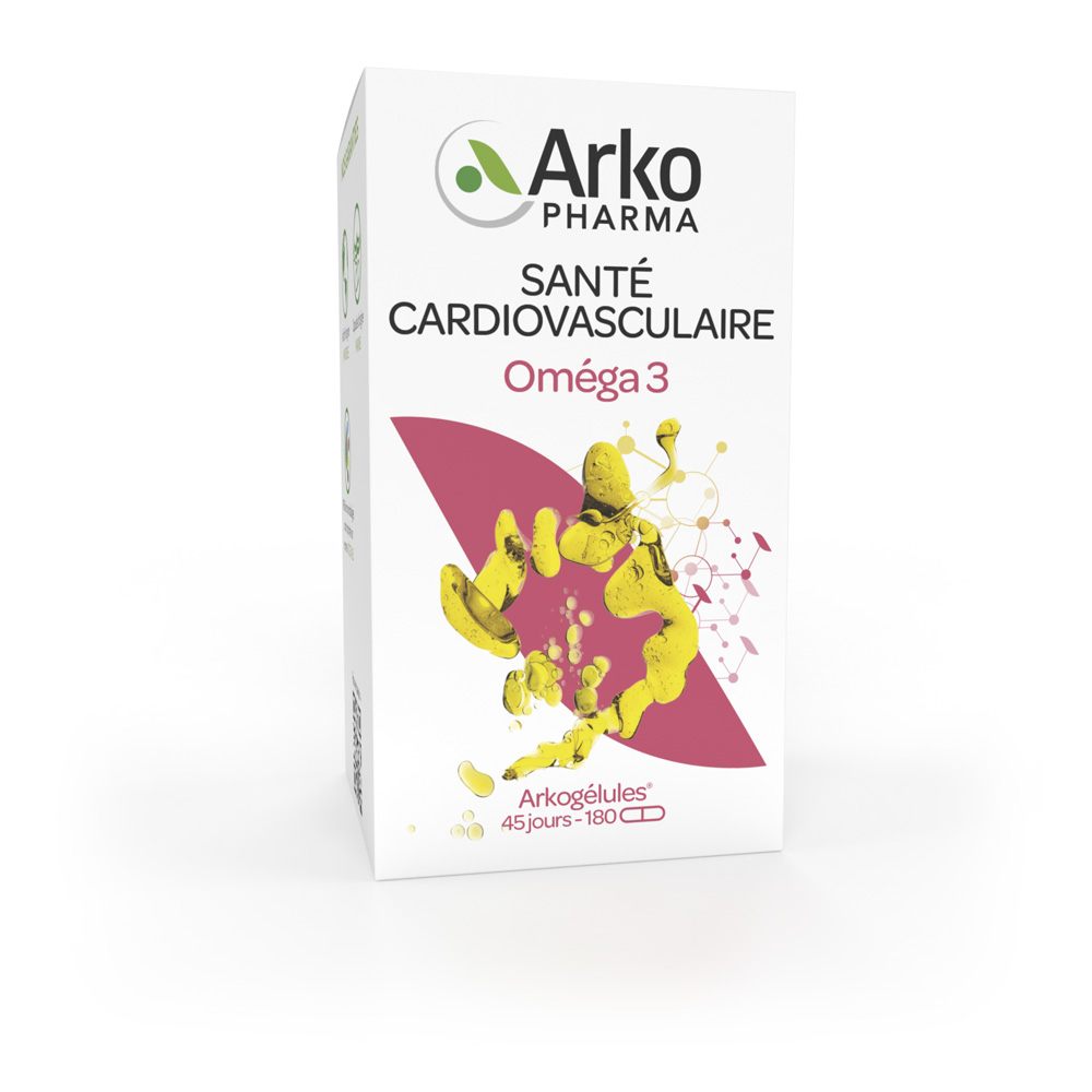 Arkopharma Arkocápsulas Omega 3 salud cardiovascular 180 cápsulas