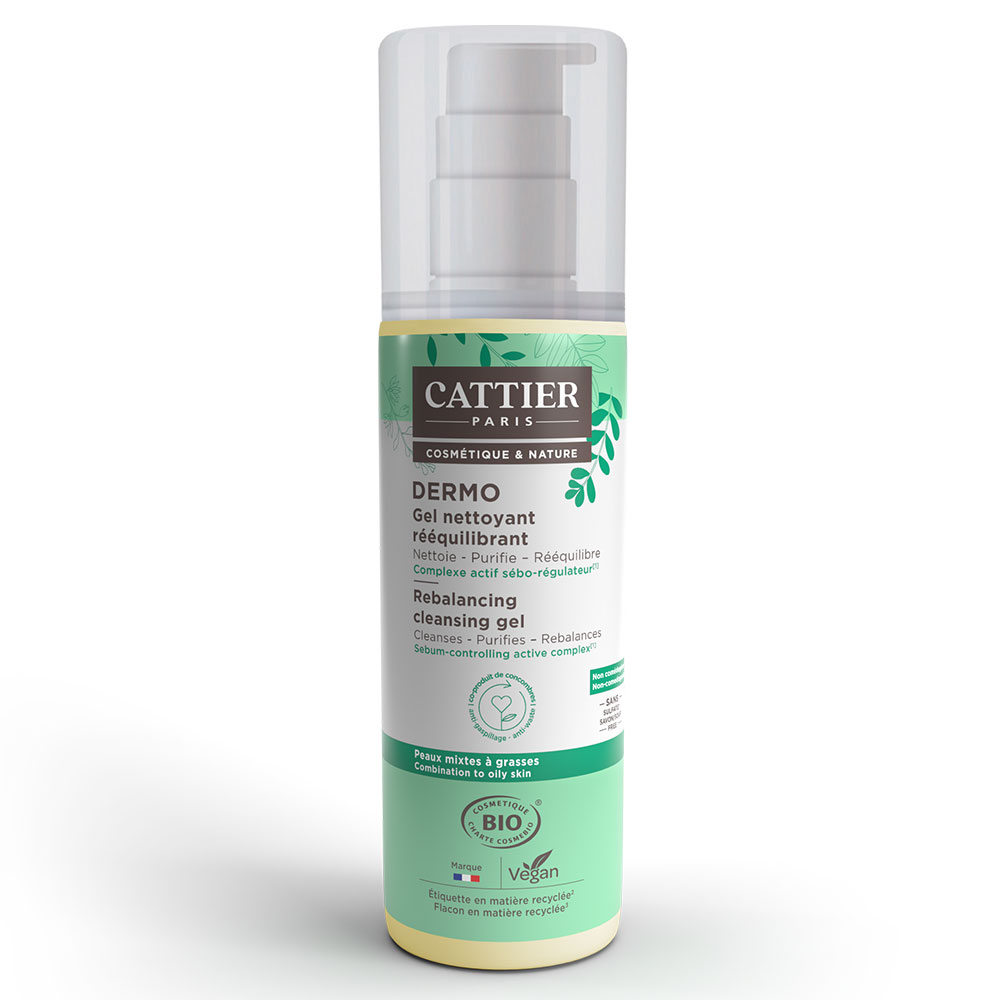 Cattier Dermo Gel limpiador equilibrante Pieles mixtas a grasas 200 ml