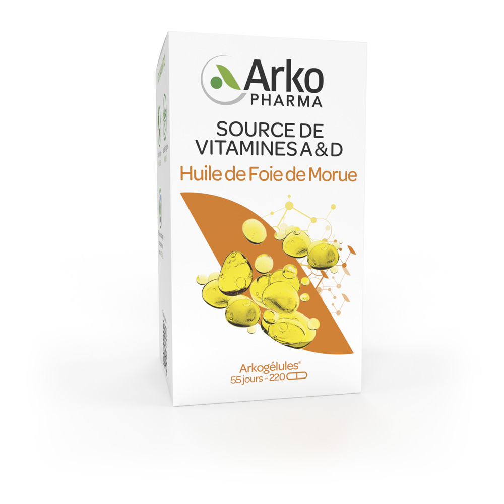 Arkopharma Arkocápsulas Aceite de hígado de bacalao 220 cápsulas