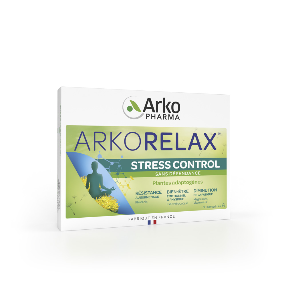 Arkopharma Arkorelax Estrés Control magnesio y vitamina B6 30 comprimés