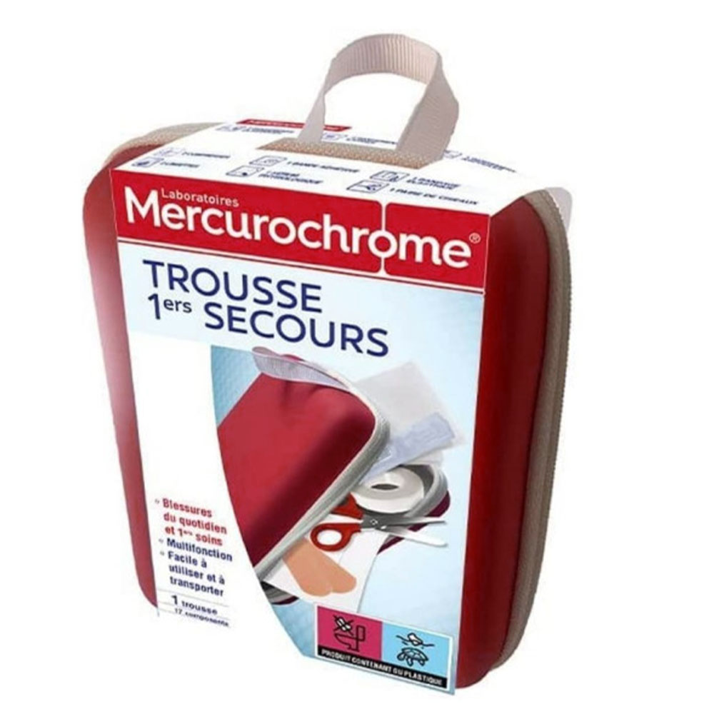 Mercurochrome Primeros auxilios Neceser