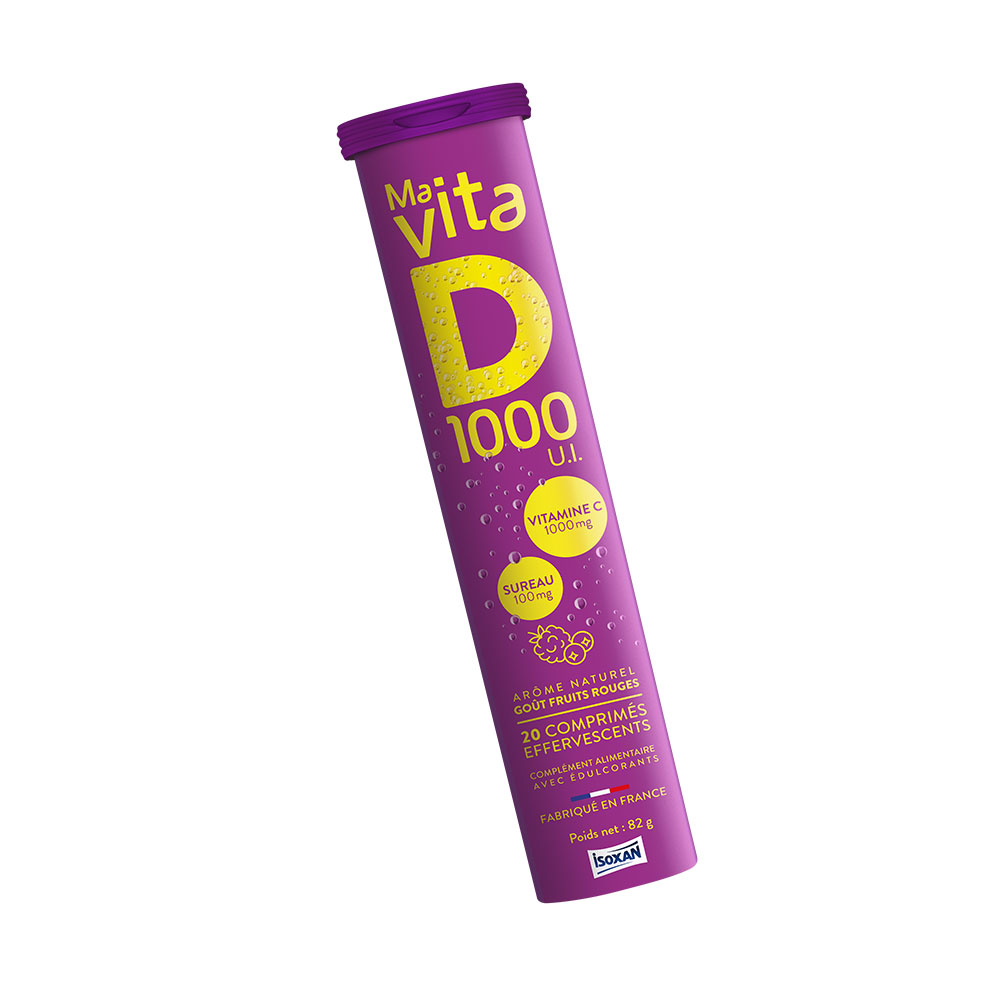 Isoxan Ma Vita D 1000 U.I. 20 comprimidos efervescentes