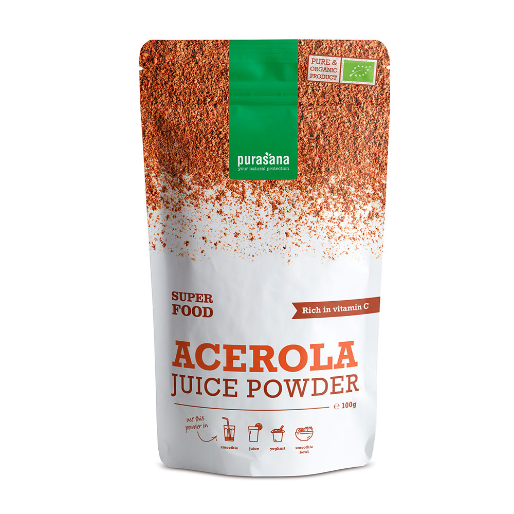 Purasana Super Food Acerola ecológica en polvo 100g
