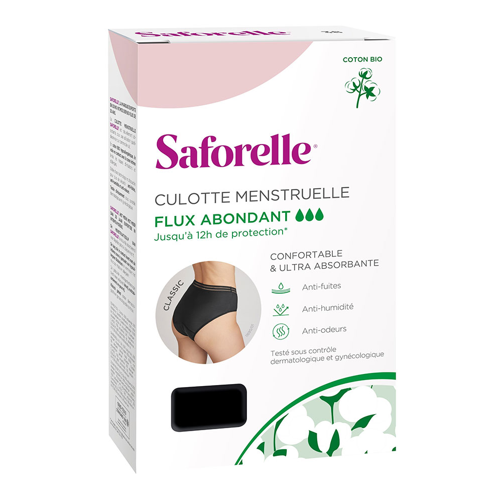 Saforelle Braga menstrual Classic Ultra Absorbente Flujo abundante