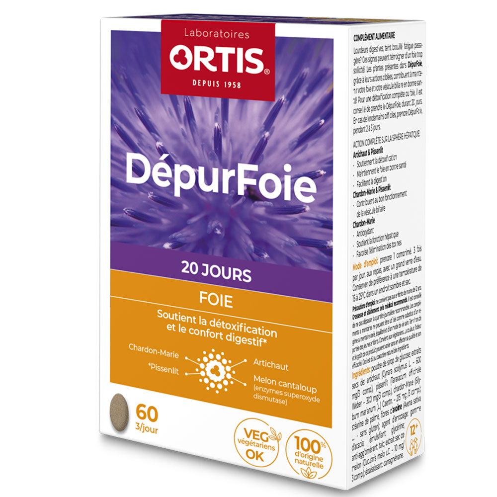 Ortis Limpieza del hígado 60 comprimidos