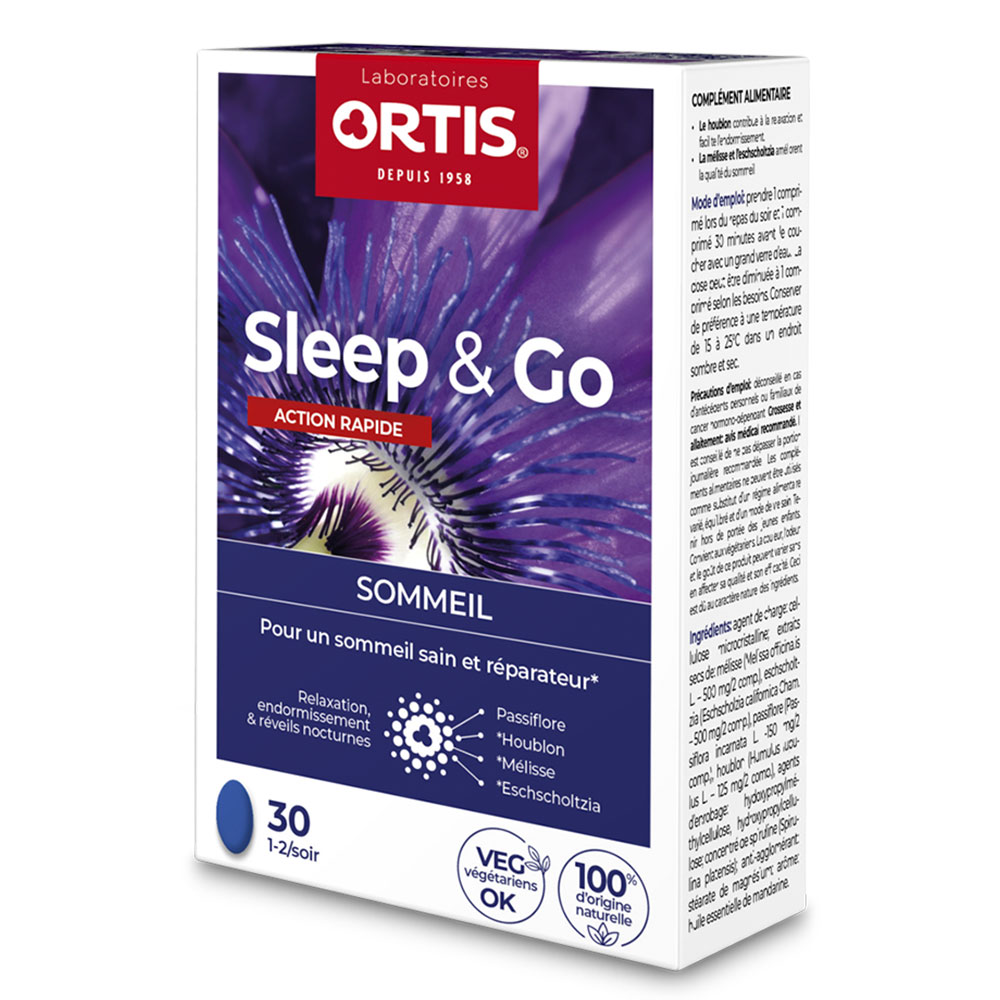 Ortis Dormir&amp;Ir 30 comprimidos