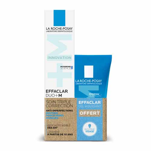 La Roche-Posay Effaclar Duo+M Triple Cuidado Corrector + Gel Espumoso
