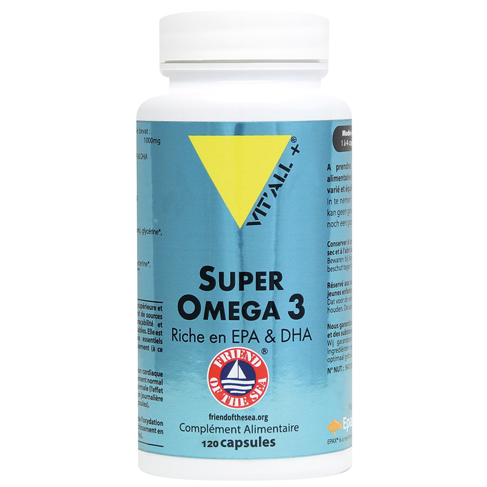 Vit'All+ Super Omega 3 con epa y dha 120 cápsulas