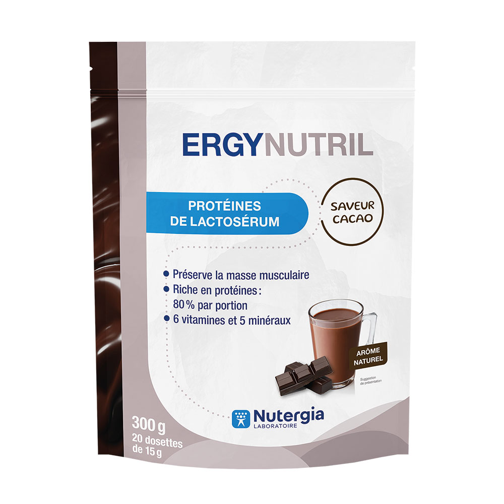 Nutergia Ergynutril proteína de suero sabor cacao 350g