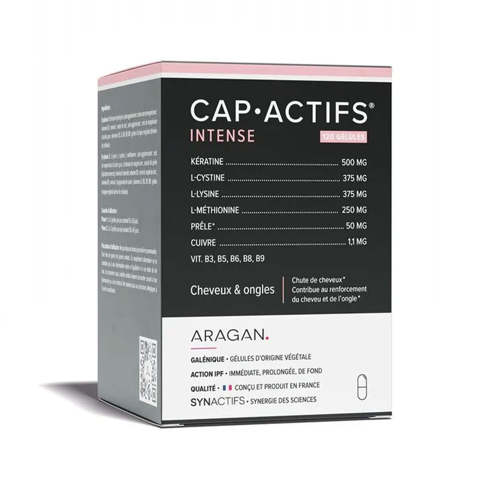 Aragan Synactifs CapActifs Intense cabello y uñas 120 cápsulas