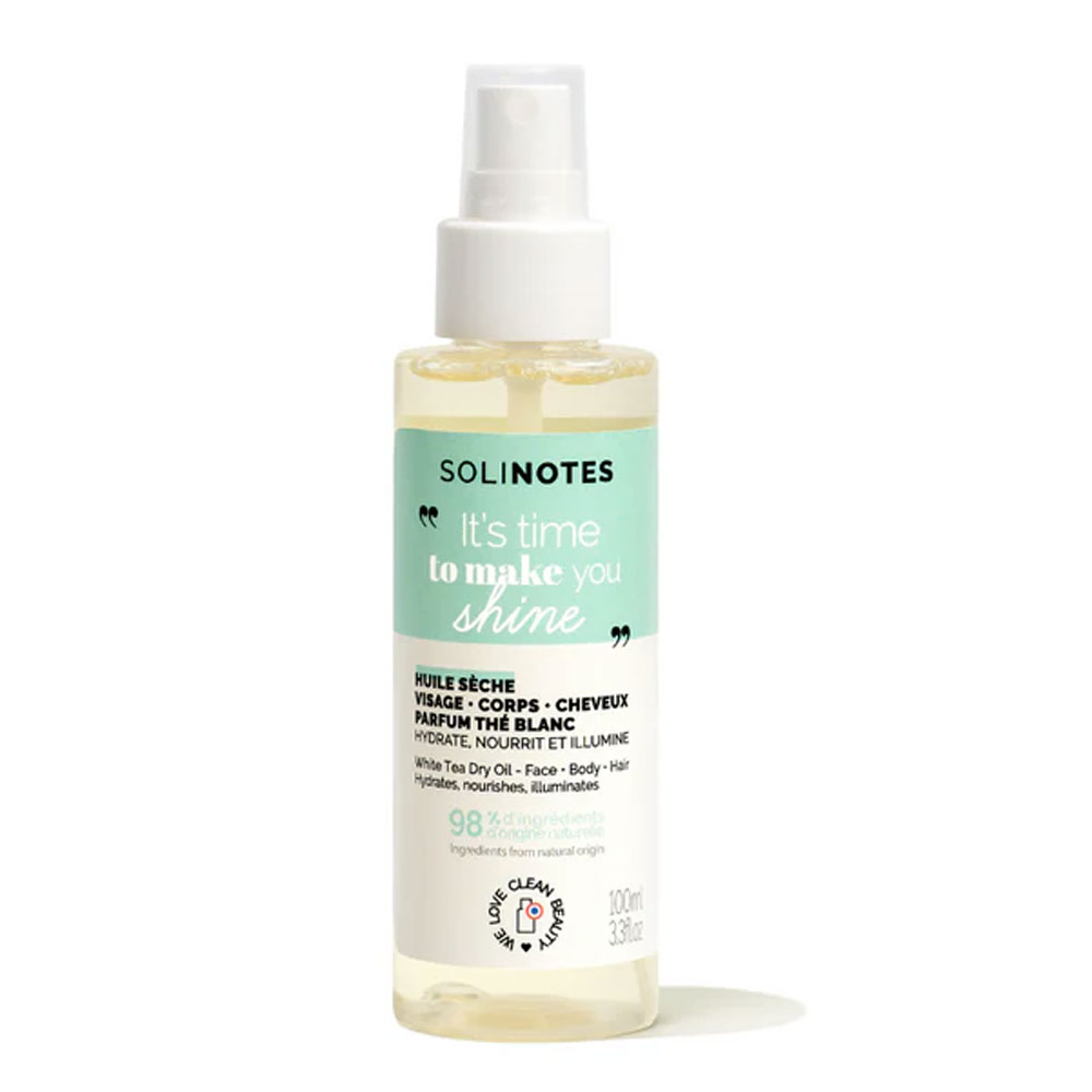 Solinotes Aceite seco de té blanco 100 ml