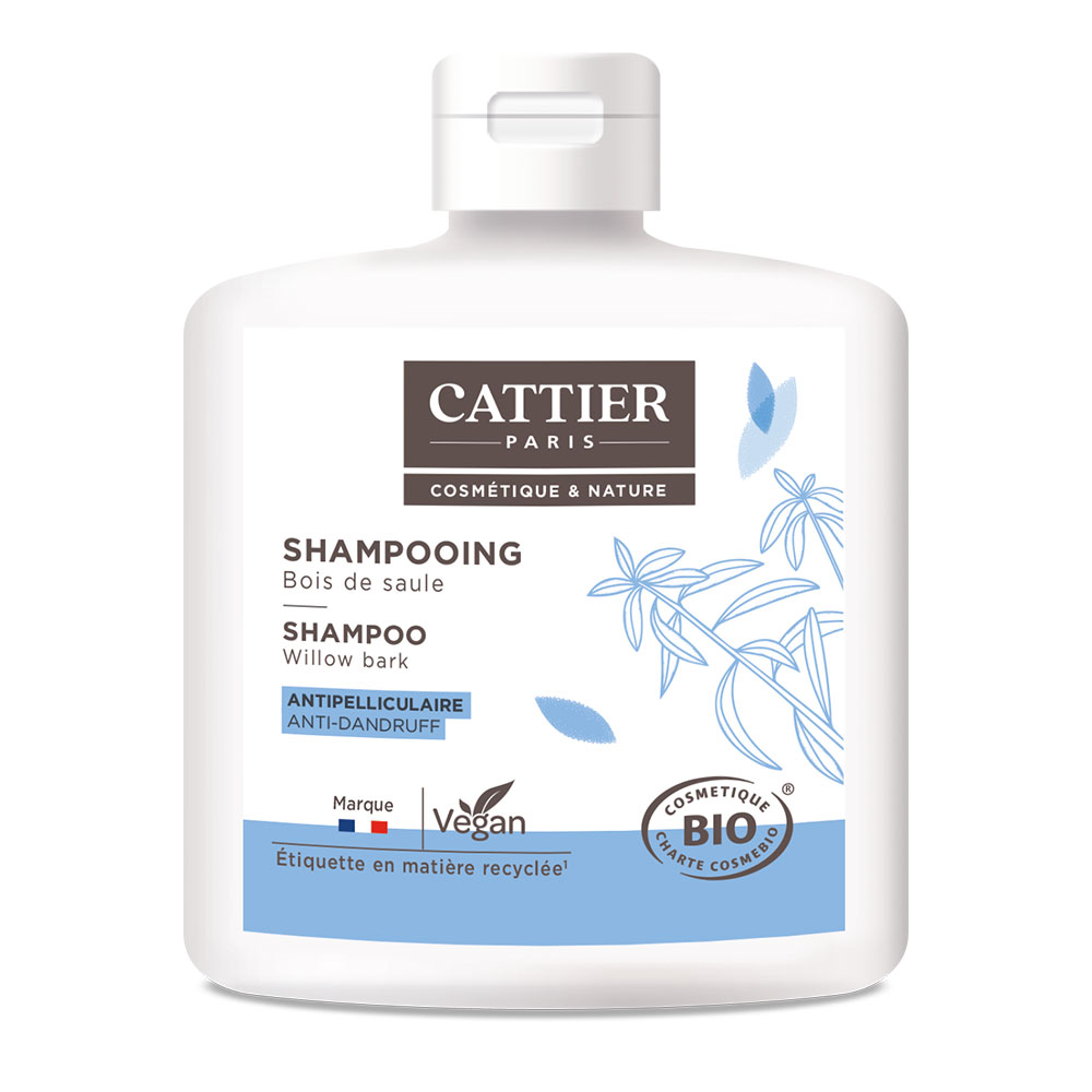 Cattier Champú anticaspa madera de sauce bio 250ml