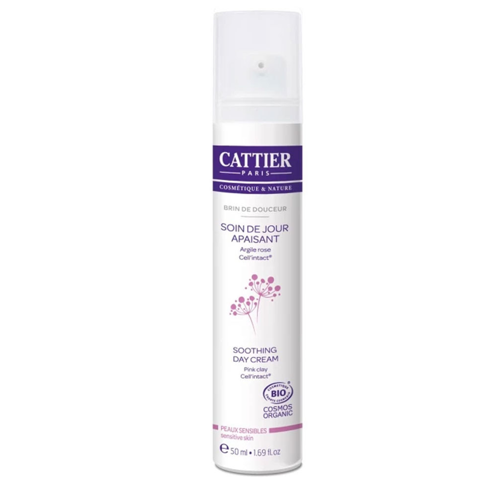 Cattier Cuidado de día suave calmante bio 50ml