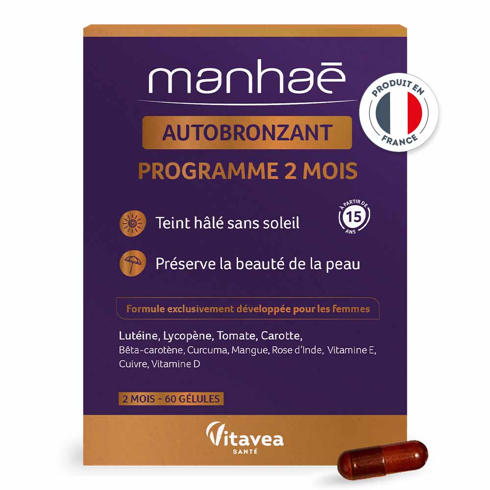 Manhaé Autobronceador 60 cápsulas