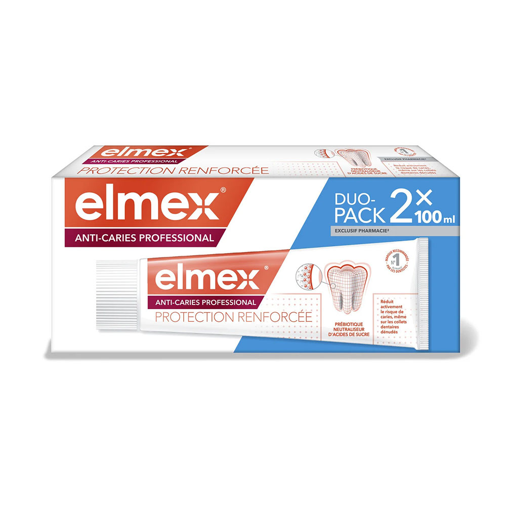 Elmex Anticaries Profesional Pasta de dientes Protecciones reforzadas 2x100ml