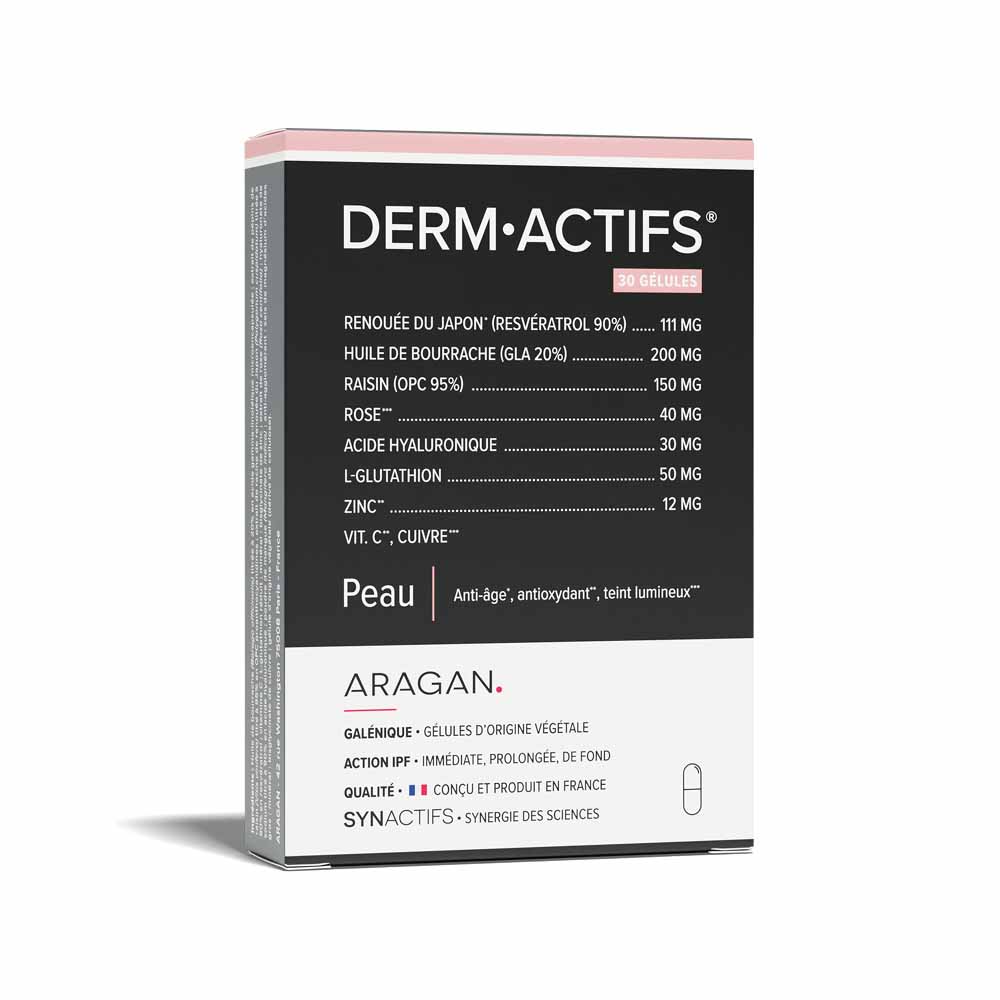 Aragan Synactifs DermActifs Piel 30 cápsulas