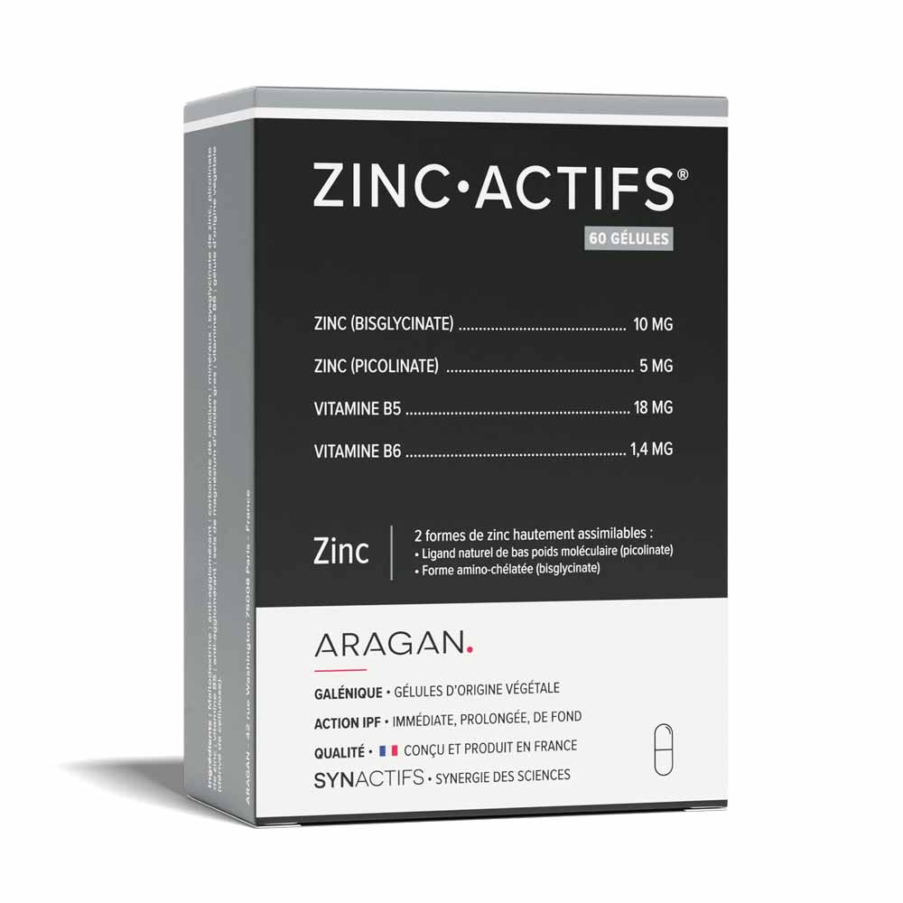 Aragan Synactifs ZincActifs 60 cápsulas