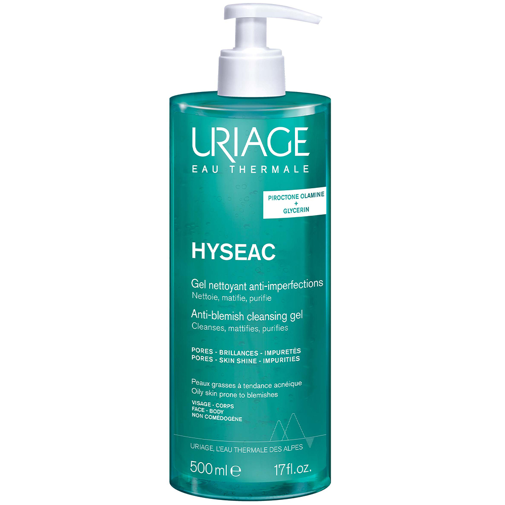 Uriage Hyseac Gel limpiador antiimperfecciones piel grasa con tendencia acneica 500 ml