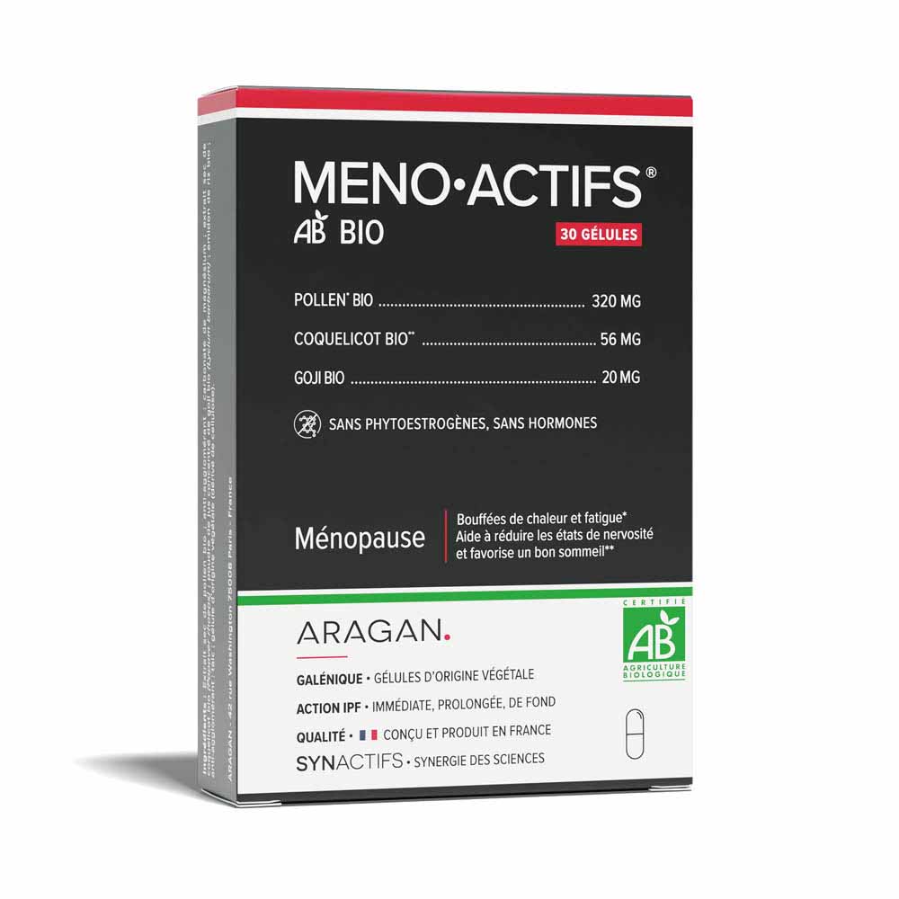 Aragan Synactifs MenoActifs® Bio Menopausia x30 cápsulas
