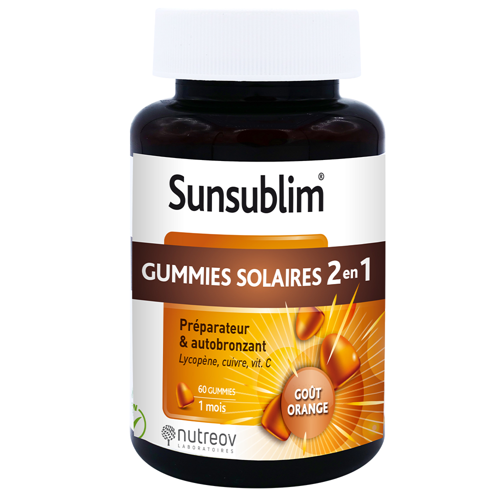 Nutreov Sunsublim Preparador y autobronceador 60 Gominolas